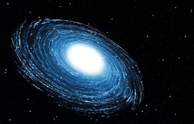 Những background blue galaxy - Hình số 6
