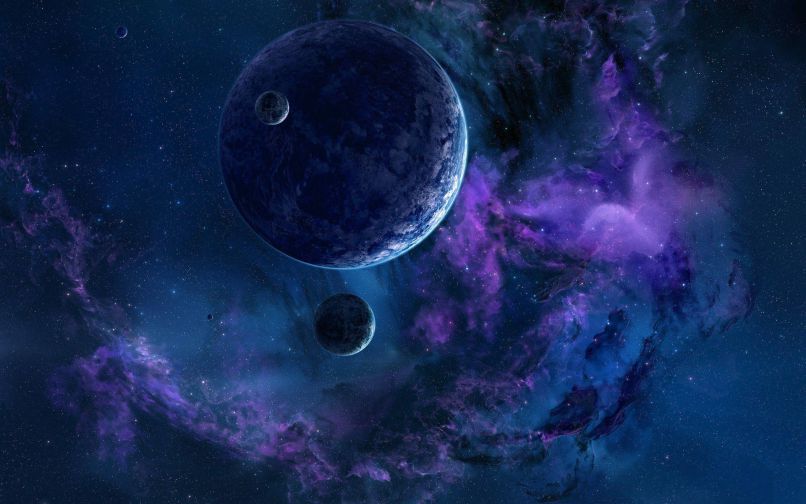 Những background blue galaxy - Hình số 7