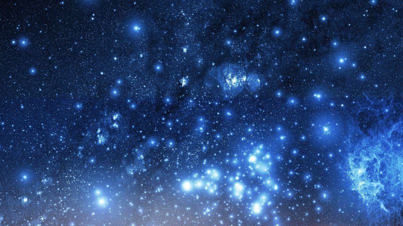 Những background blue galaxy - Hình số 8
