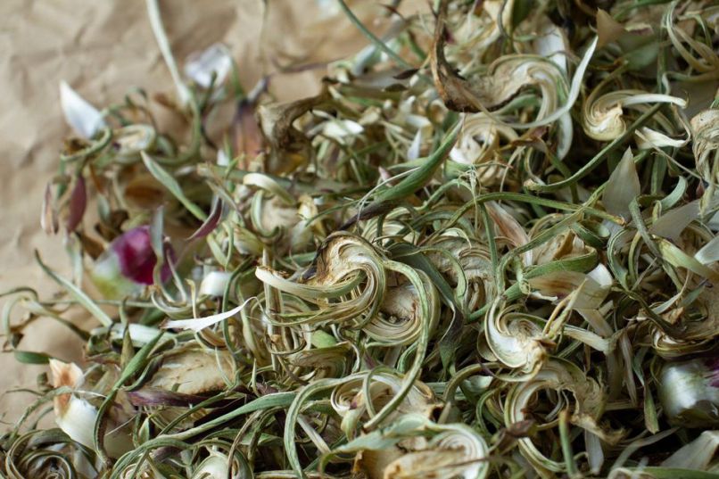 Những hình ảnh hoa atiso khô - Hình số 1