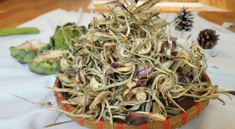Những hình ảnh hoa atiso khô - Hình số 2