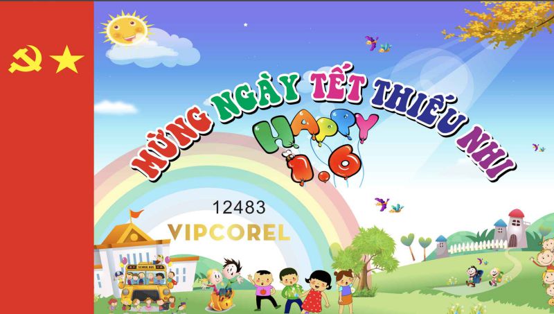Những background tết thiếu nhi - Hình số 5