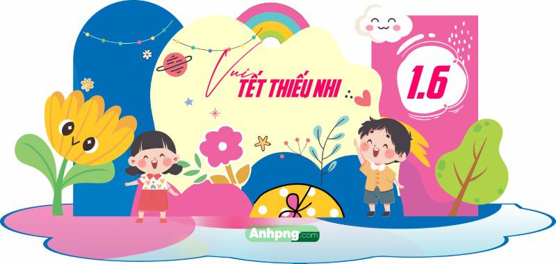 Những background tết thiếu nhi - Hình số 7