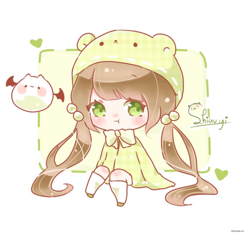 Những hình ảnh chibi nữ ngầu đẹp - Hình số 8