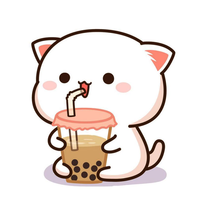 Những ảnh mèo cute chibi ngầu - Hình số 2