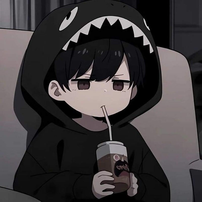 Những hình ảnh chibi nam ngầu màu đen - Hình số 1