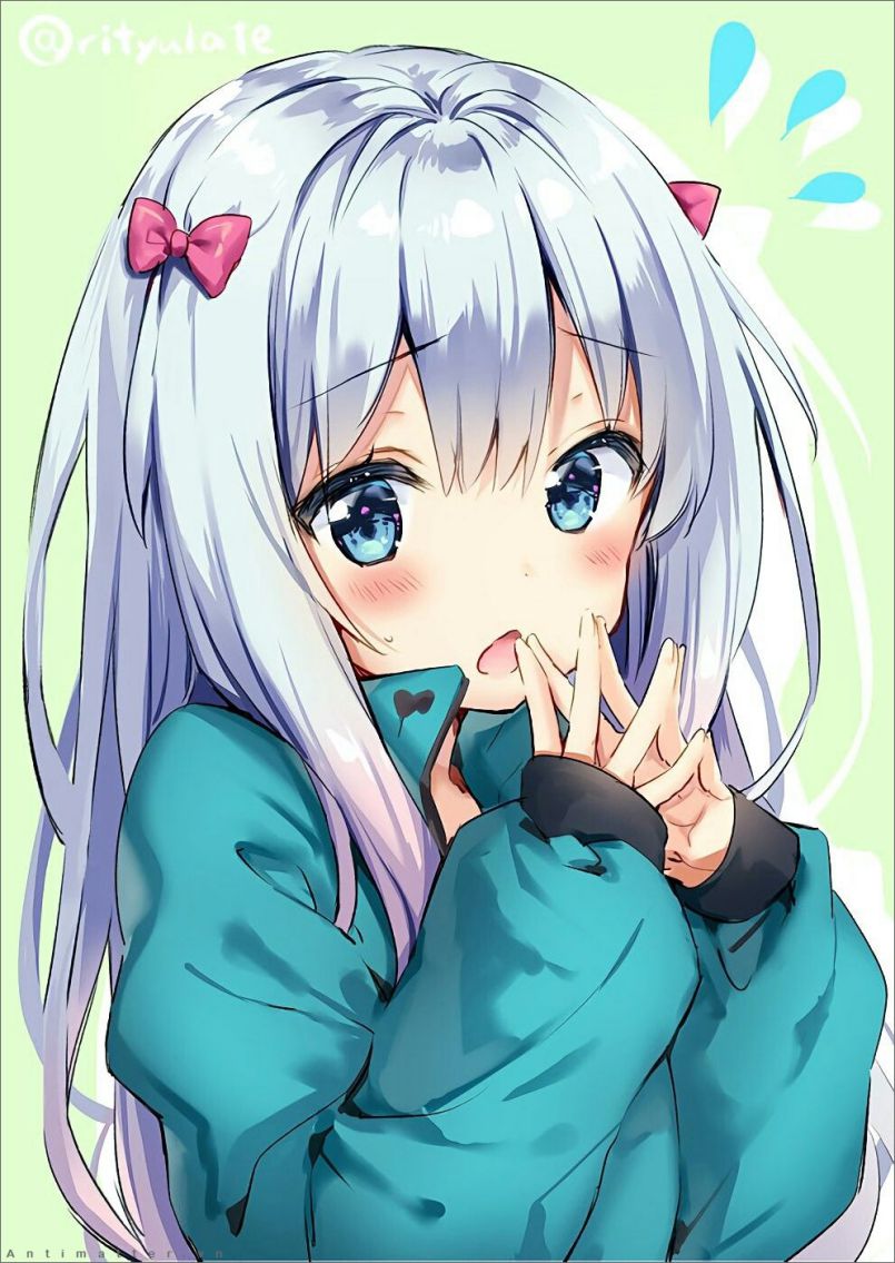 Những hình ảnh chibi nữ cute màu xanh - Hình số 5