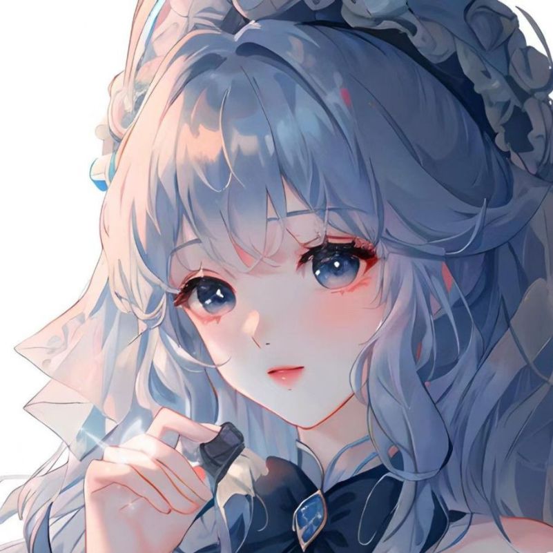Những hình ảnh chibi nữ cute màu xanh - Hình số 8