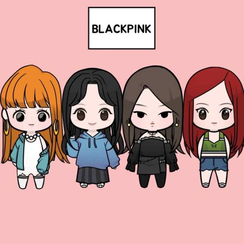 Những hình ảnh chibi nữ cute blackpink - Hình số 10