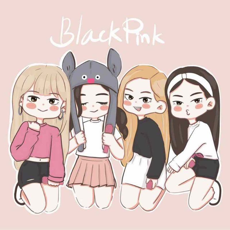 Những hình ảnh chibi nữ cute blackpink - Hình số 3