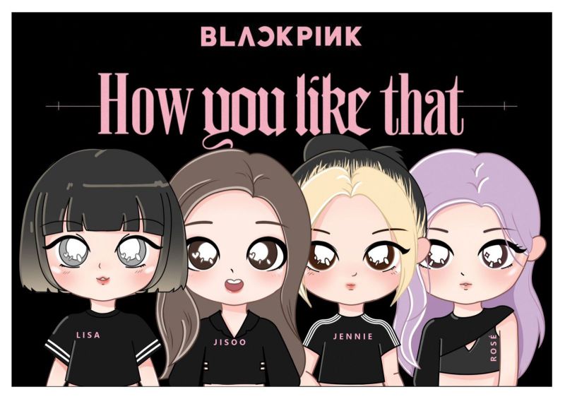 Những hình ảnh chibi nữ cute blackpink - Hình số 5