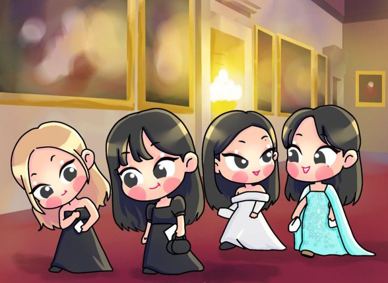 Những hình ảnh chibi nữ cute blackpink - Hình số 7