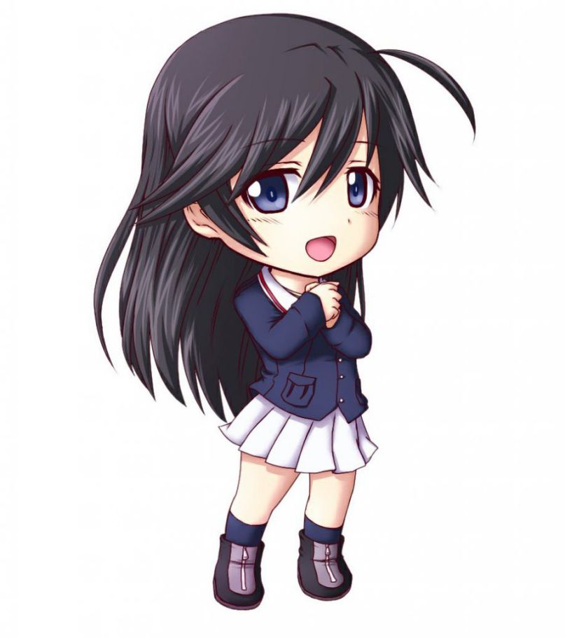 Những hình ảnh chibi nữ cute học sinh - Hình số 3