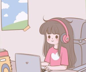 Những hình ảnh chibi nữ cute học sinh - Hình số 9