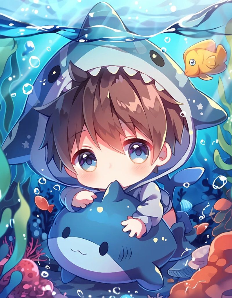 Những ảnh anime boy chibi cute dễ thương - Hình số 8