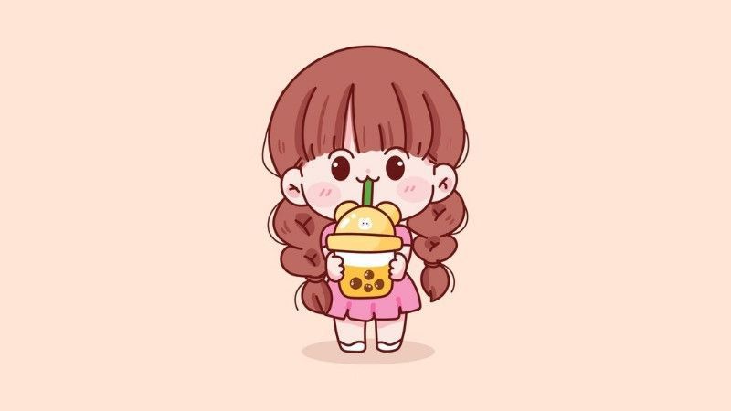 Những hình ảnh chibi nữ cute đơn giản đẹp - Hình số 5