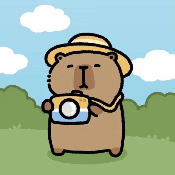 Những ảnh capybara chibi cho điện thoại - Hình số 1