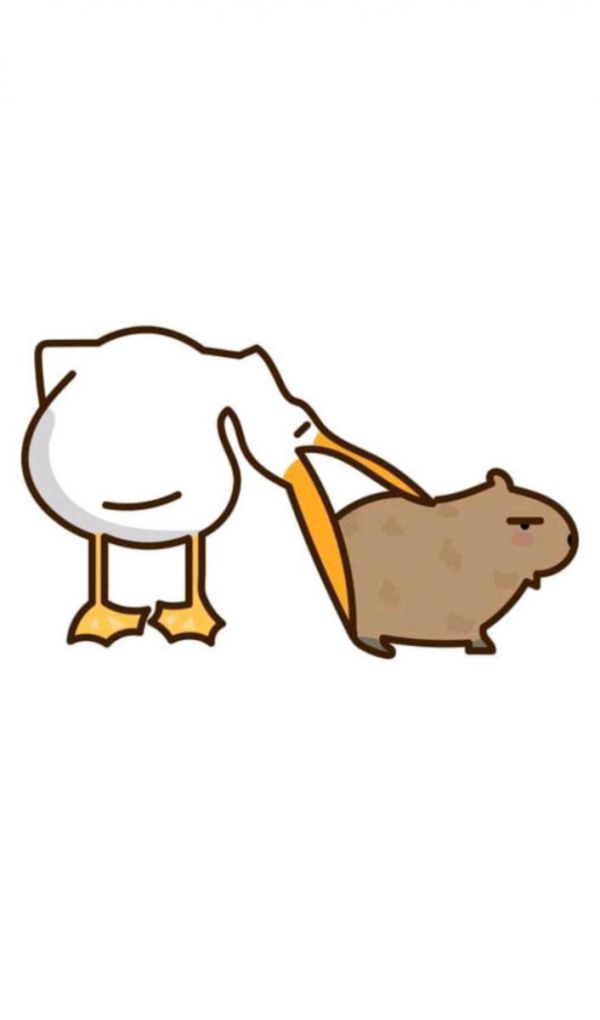 Những ảnh capybara chibi cho điện thoại - Hình số 10