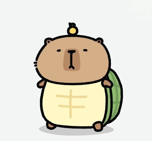 Những ảnh capybara chibi cho điện thoại - Hình số 6