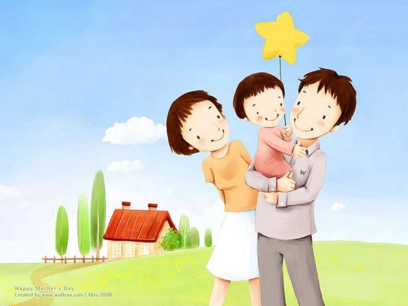 Những ảnh gia đình chibi đẹp - Hình số 3