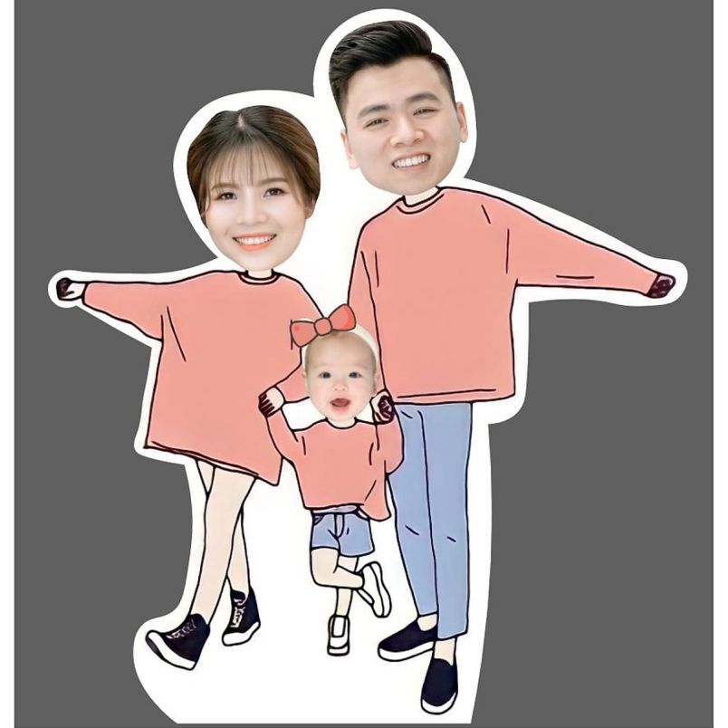 Những ảnh gia đình chibi đẹp - Hình số 4