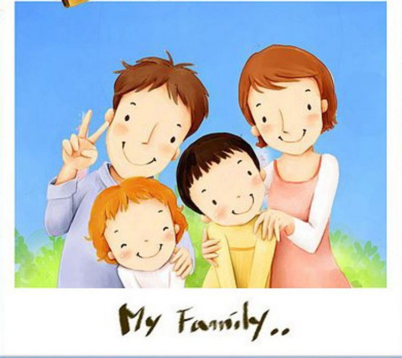 Những ảnh gia đình chibi đẹp - Hình số 7
