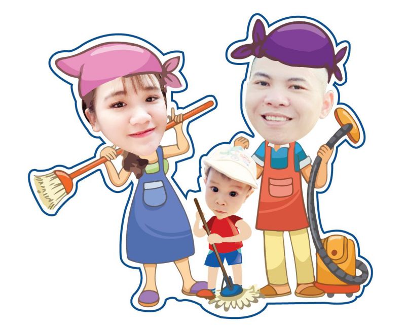 Những ảnh gia đình chibi đẹp - Hình số 8