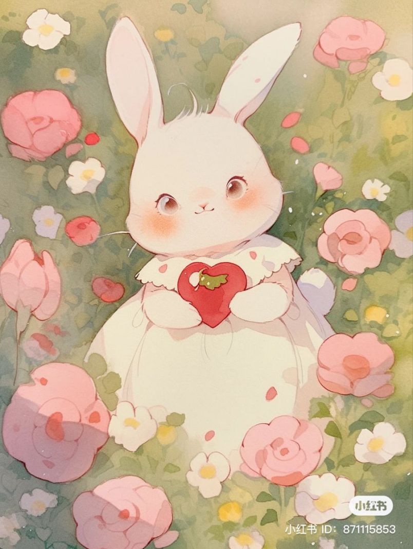 Những hình ảnh thỏ chibi cute đẹp nhất - Hình số 4
