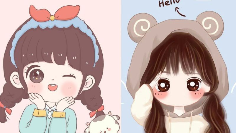 Những hình ảnh chibi nữ cute đơn giản anime - Hình số 9