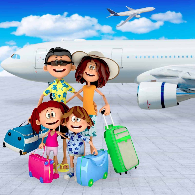 Những ảnh chibi gia đình 4 người 1 trai 1 gái - Hình số 8