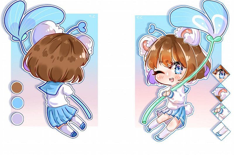 Những ảnh mèo cute chibi simmy - Hình số 9