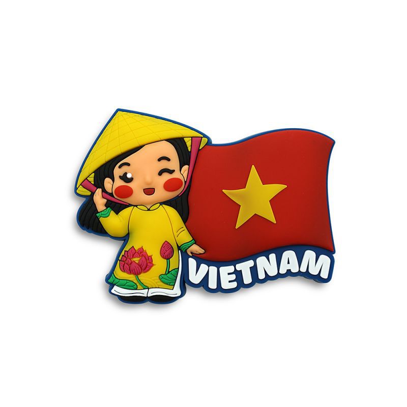 Những ảnh chibi cầm cờ việt nam đẹp - Hình số 6