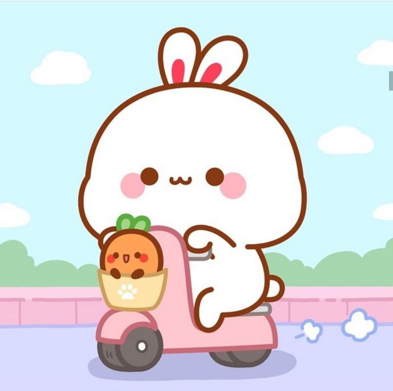 Những hình ảnh thỏ chibi cute dễ thương - Hình số 1