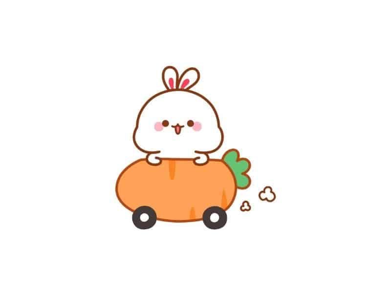 Những hình ảnh thỏ chibi cute dễ thương - Hình số 5