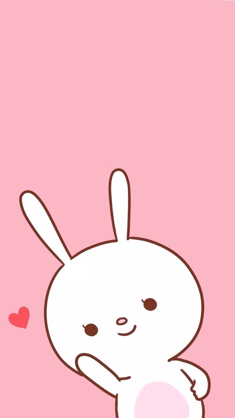 Những hình ảnh thỏ chibi cute màu hồng - Hình số 2