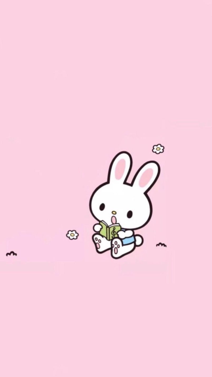 Những hình ảnh thỏ chibi cute màu hồng - Hình số 3