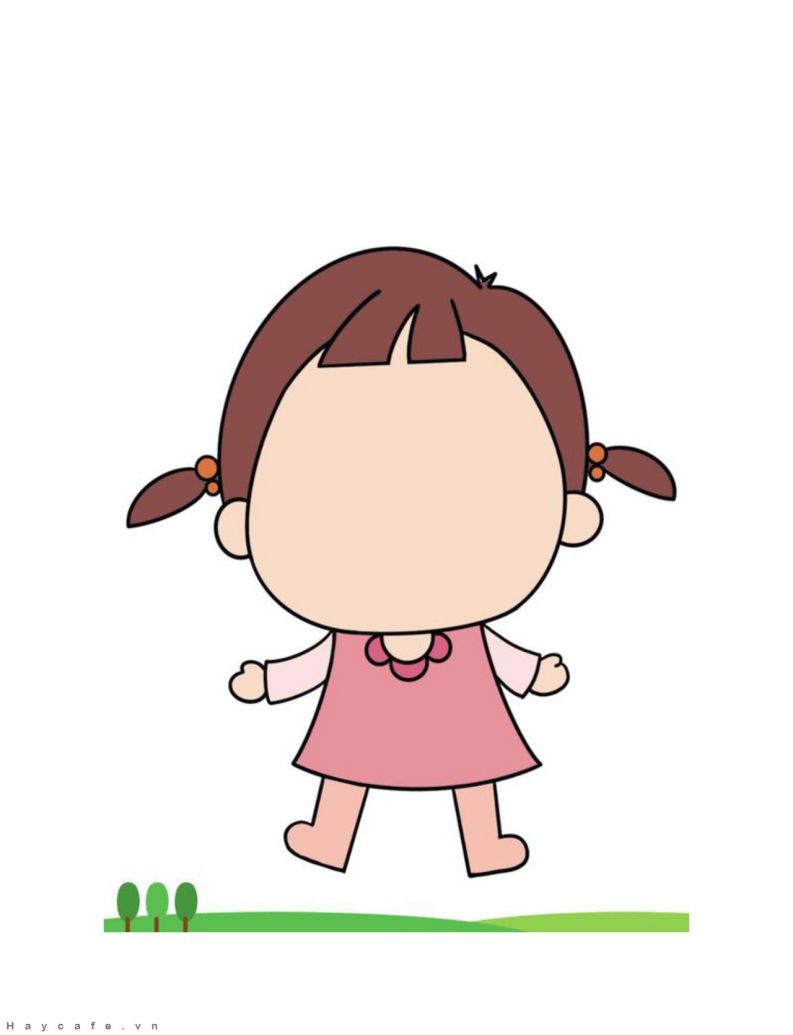 Những ảnh chibi ghép mặt cho bé gái - Hình số 2