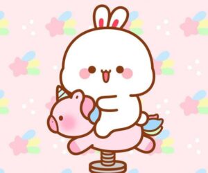 Những hình ảnh thỏ chibi cute cho điện thoại - Hình số 3