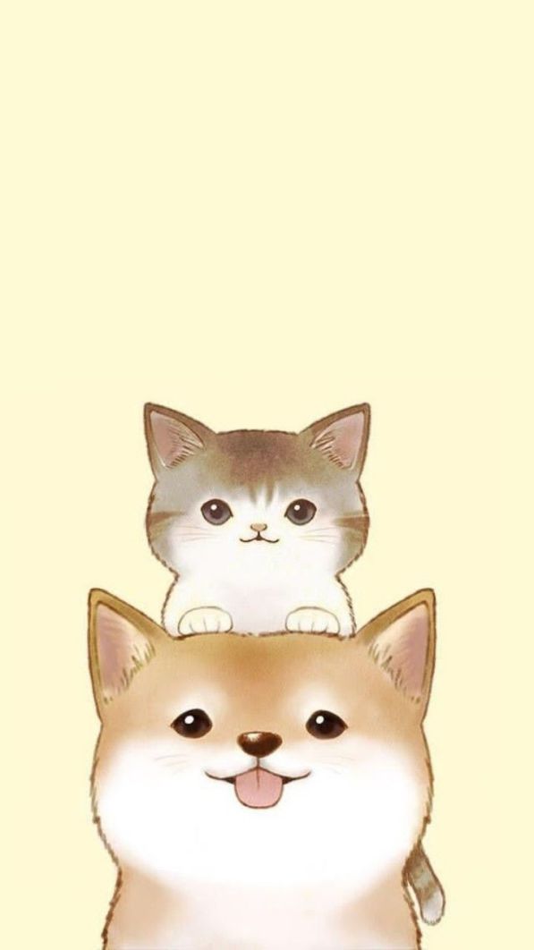 Những ảnh mèo cute chibi cho điện thoại - Hình số 4