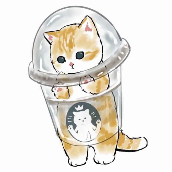 Những ảnh mèo cute chibi cho điện thoại - Hình số 7