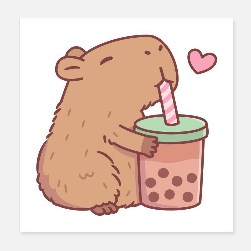 Những ảnh capybara chibi cute - Hình số 1
