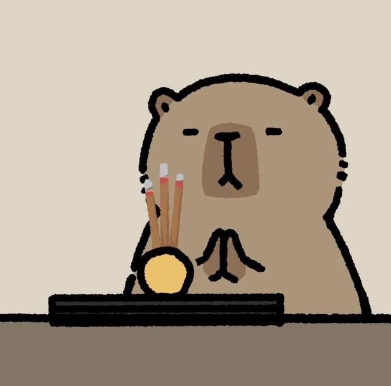 Những ảnh capybara chibi hài - Hình số 1