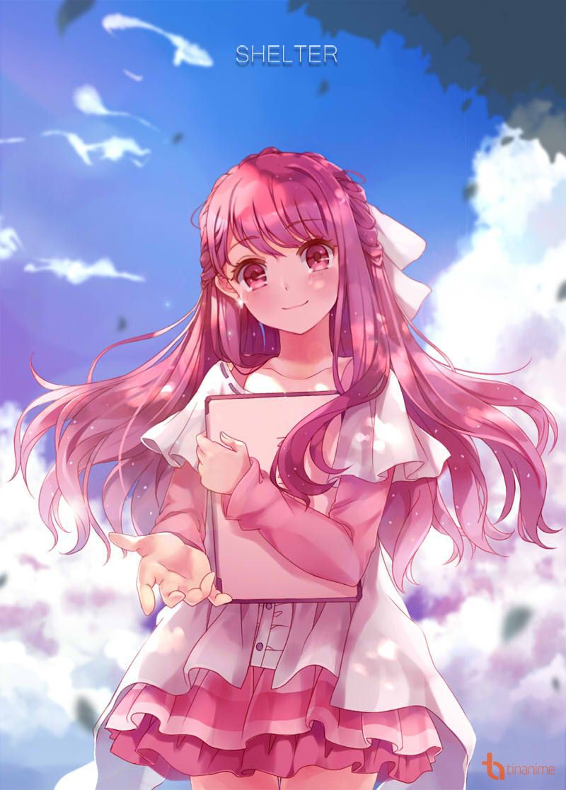Những hình ảnh anime cute chibi màu hồng - Hình số 7