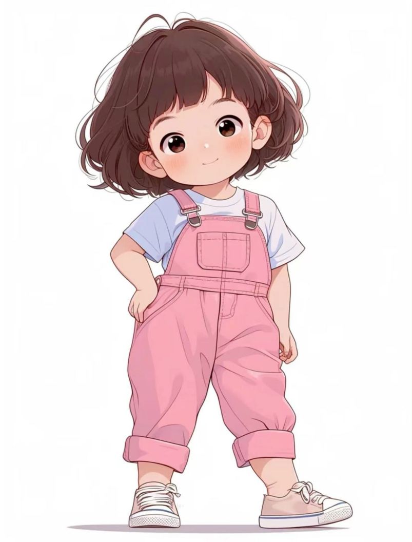 Những hình ảnh chibi nữ cute màu hồng em bé - Hình số 6