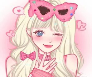 Những ảnh chibi dễ thương màu hồng - Hình số 8