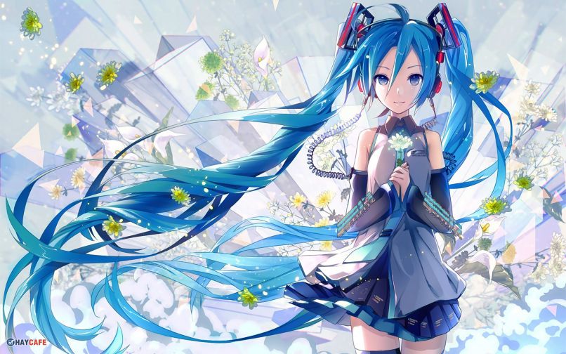 Những hình ảnh chibi nữ cute màu xanh dương nhẹ nhàng - Hình số 5
