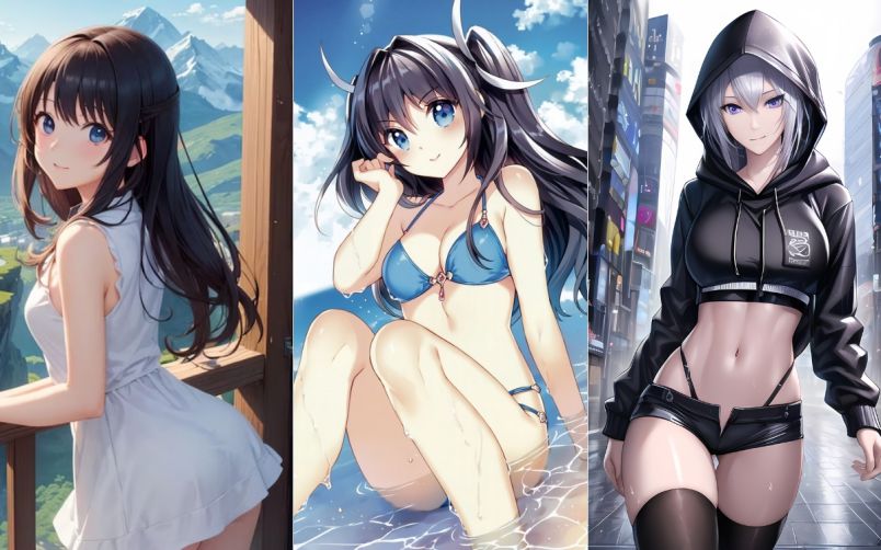 Những hình ảnh chibi nữ cute người lớn ngầu - Hình số 6