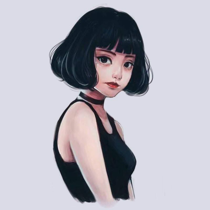 Những hình ảnh chibi nữ cute tóc ngắn - Hình số 7