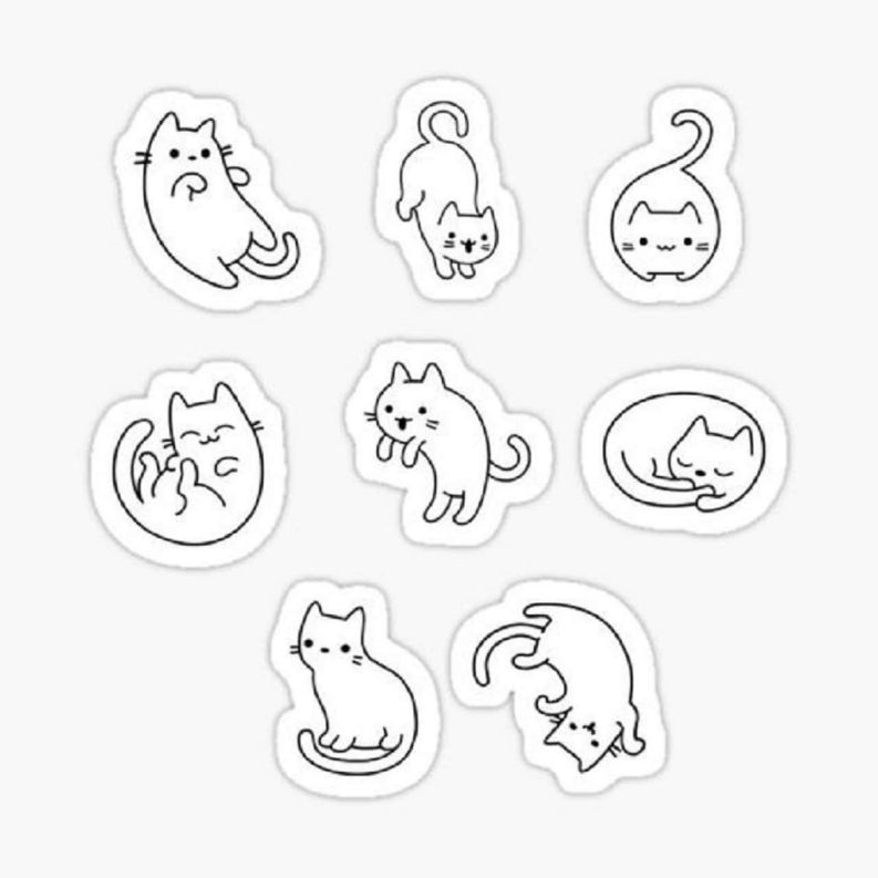 Những ảnh chibi cute không màu - Hình số 3