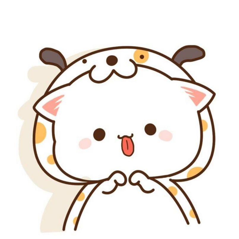 Những ảnh mèo cute chibi cười - Hình số 4